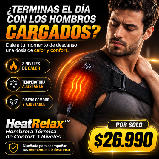 HeatRelax™ | Hombrera Térmica de Calor Ajustable