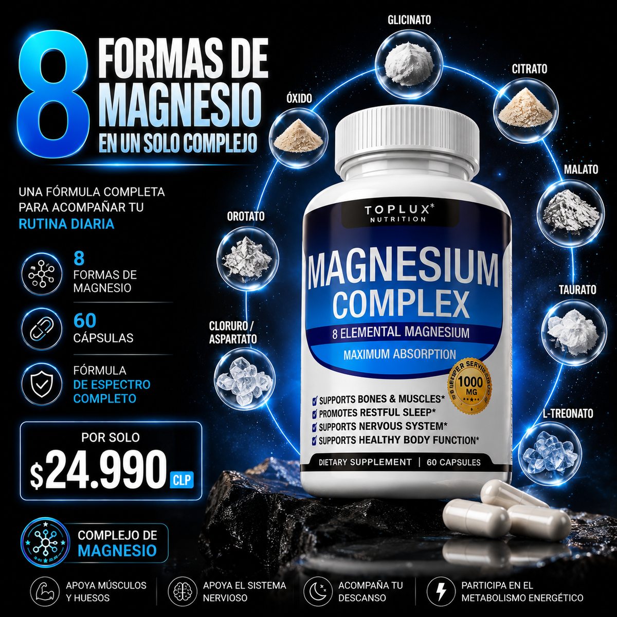 MagnaVital™ - Magnesium Complex 1000 mg